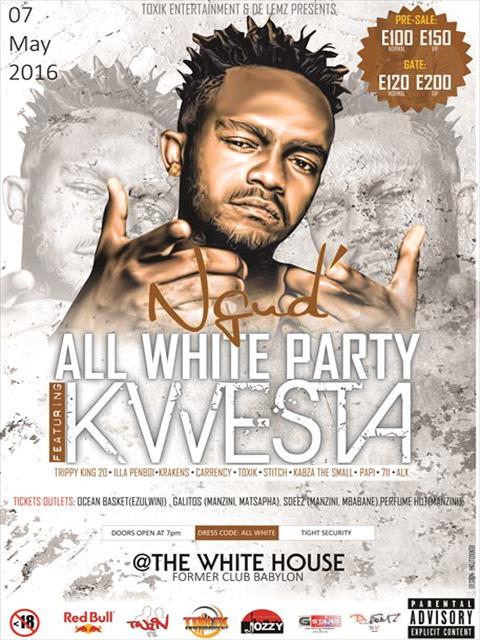 All White Party featuring Kwesta Pic